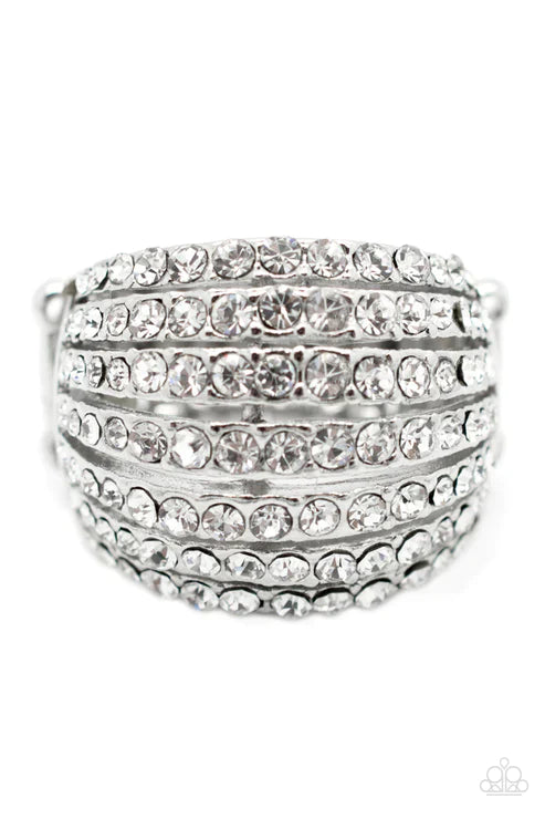 Paparazzi Ring ~ Mrs. Harry Winston - White