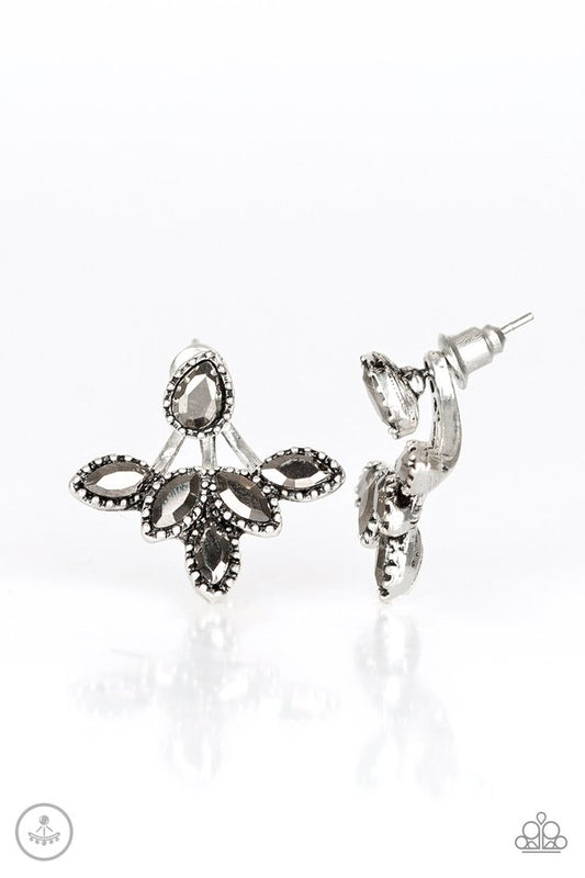 A Force To BEAM Reckoned With - Silver - Paparazzi Earring Image