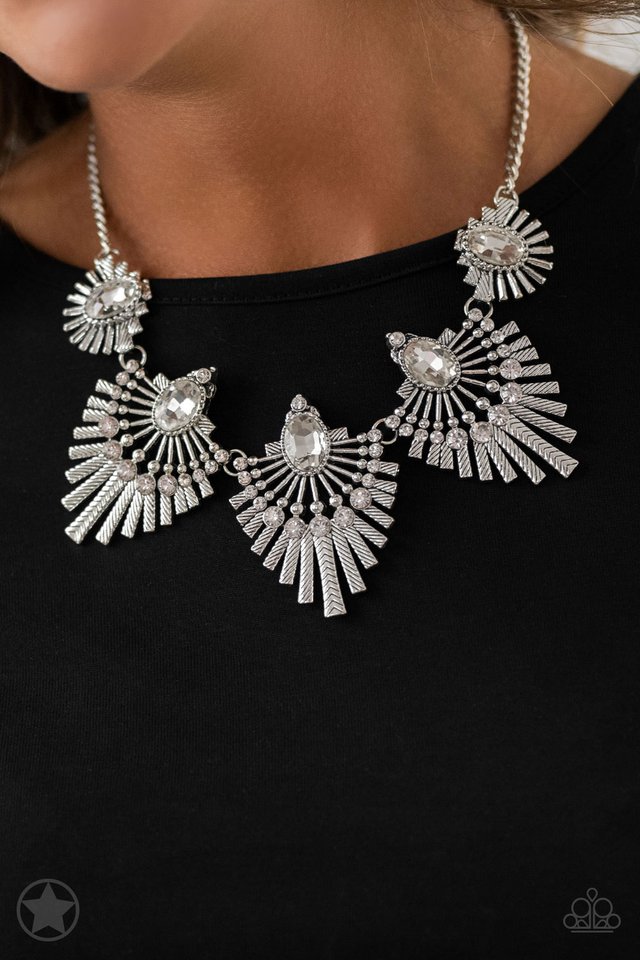 Miss YOU-niverse - Silver - Paparazzi Necklace Image