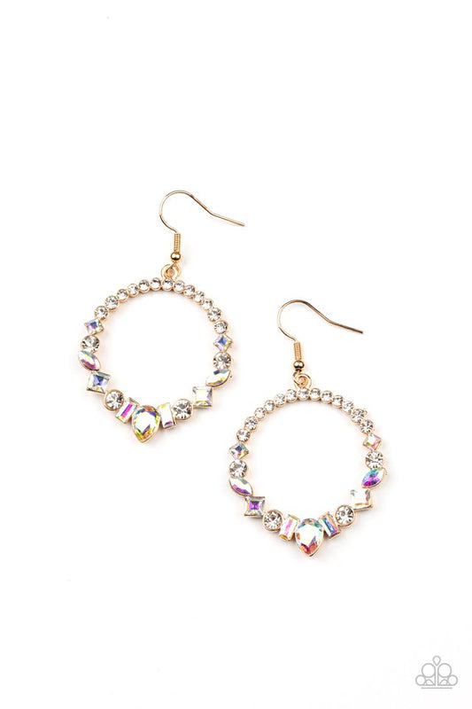 Revolutionary Refinement - Gold - Paparazzi Earring Image