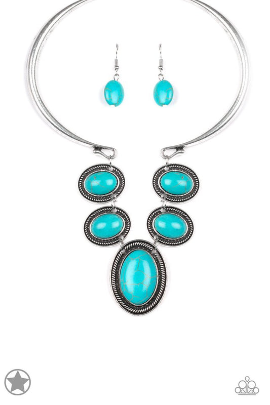 River Ride - Blue - Paparazzi Necklace Image