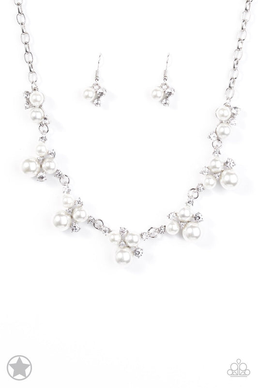 Paparazzi Necklace ~ Toast To Perfection - White