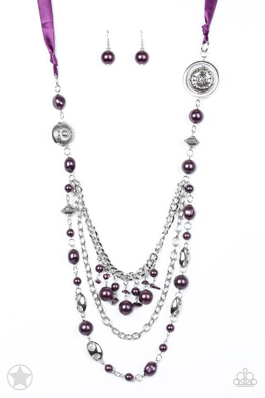 All The Trimmings - Purple - Paparazzi Necklace Image