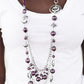 All The Trimmings - Purple - Paparazzi Necklace Image