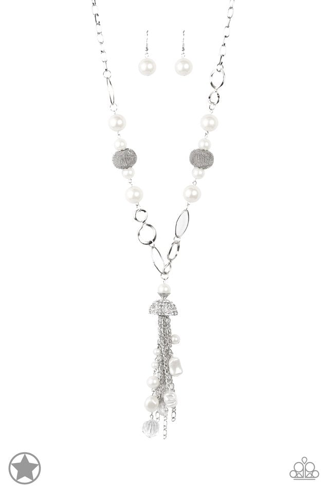 Designated Diva - White - Paparazzi Necklace Image