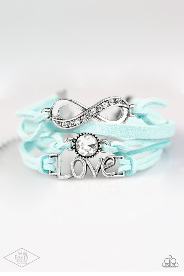 Infinitely Irresistible - Blue - Paparazzi Bracelet Image