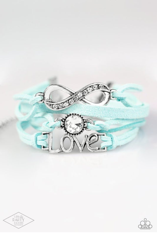 Infinitely Irresistible - Blue - Paparazzi Bracelet Image