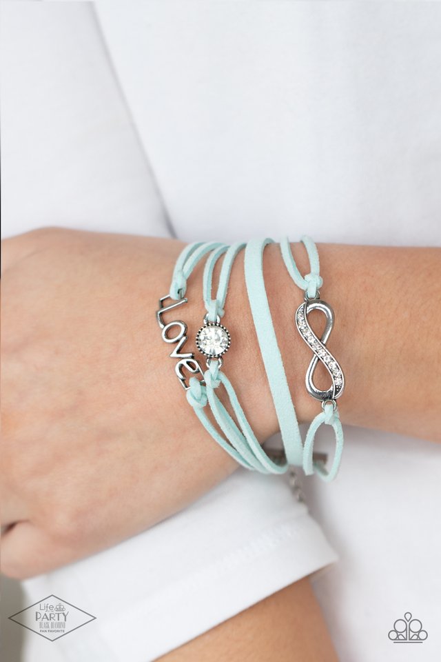 Infinitely Irresistible - Blue - Paparazzi Bracelet Image