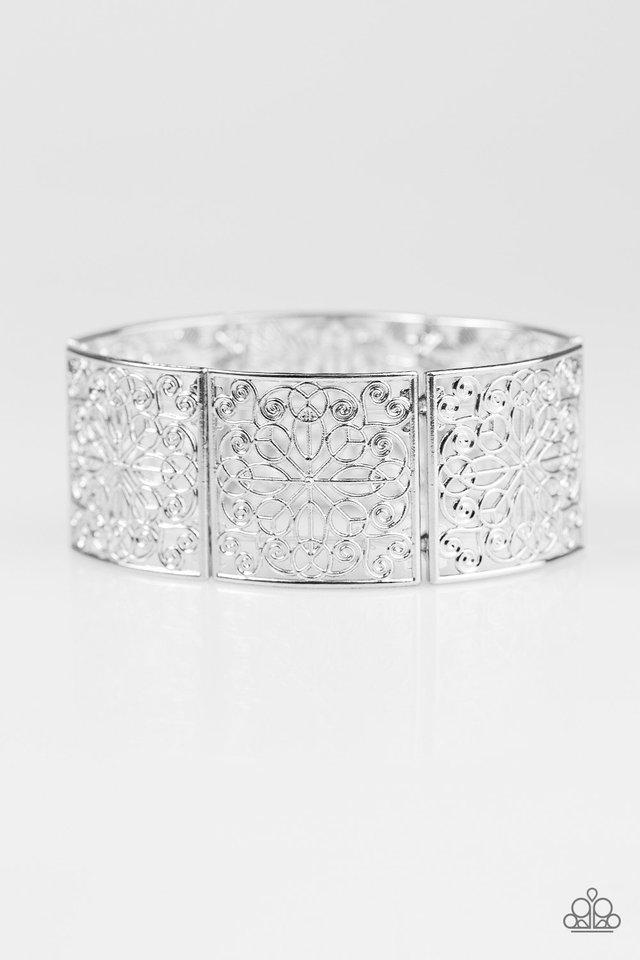 Paparazzi Bracelet ~ The Price Of FRAME - Silver