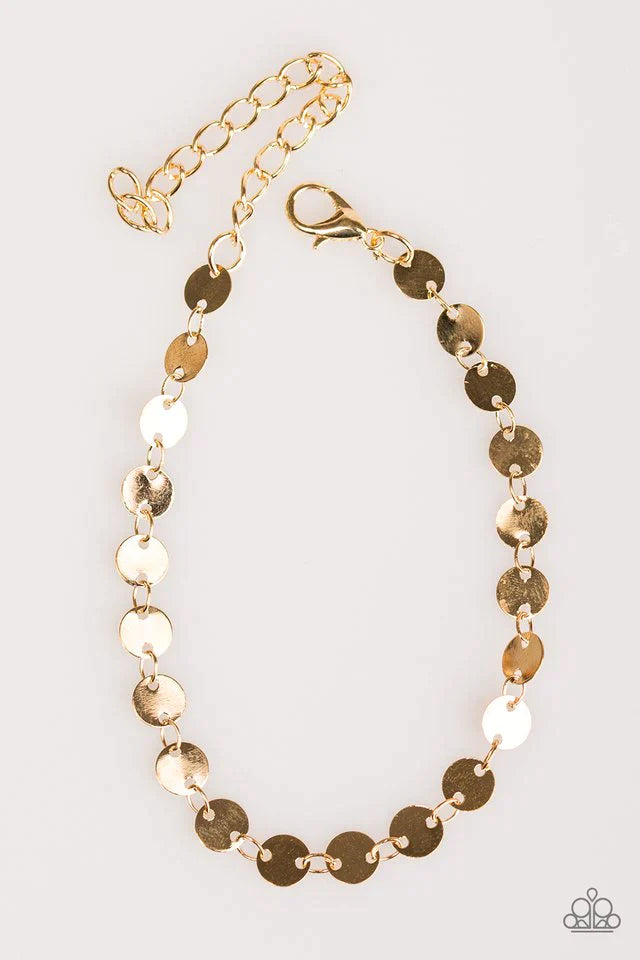 Paparazzi Bracelet ~ Spotlight Social - Gold