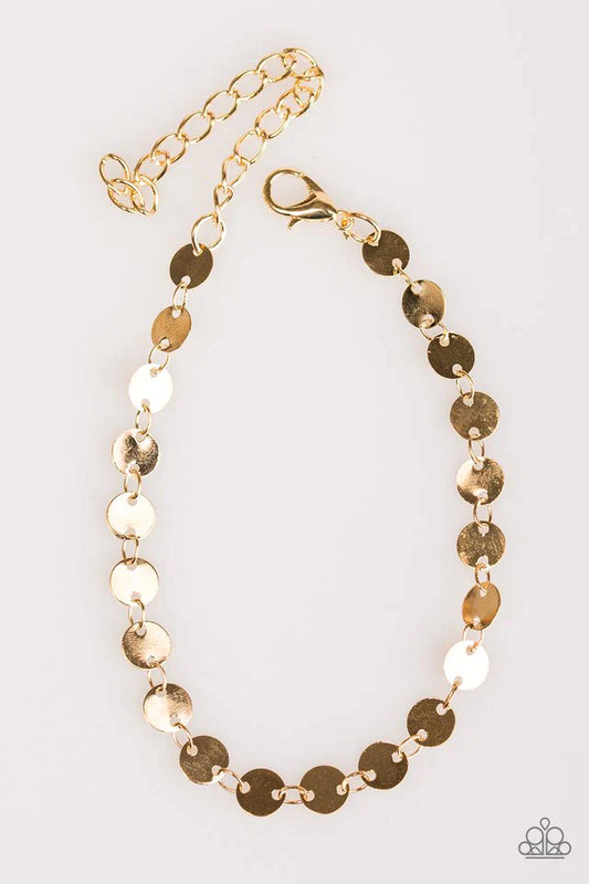 Paparazzi Bracelet ~ Spotlight Social - Gold
