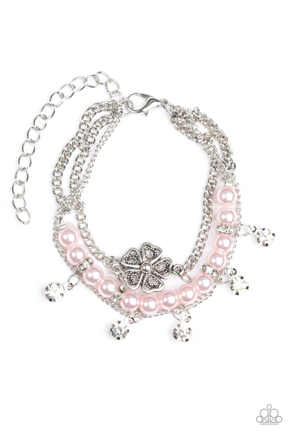 Paparazzi Bracelet ~ Petunia Party - Pink