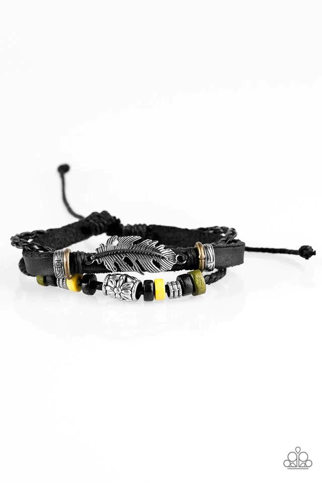 Paparazzi Bracelet ~ The Wild Is Waiting - Yellow