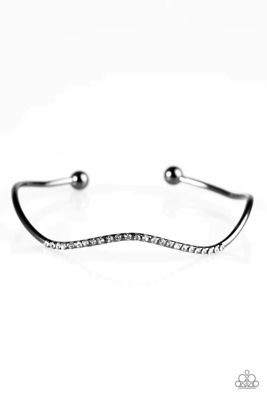 Paparazzi Bracelet ~ No Small Shimmer - Black