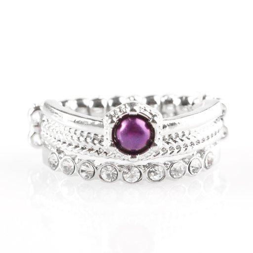 Paparazzi Ring ~ STAR Raving Mad! - Purple