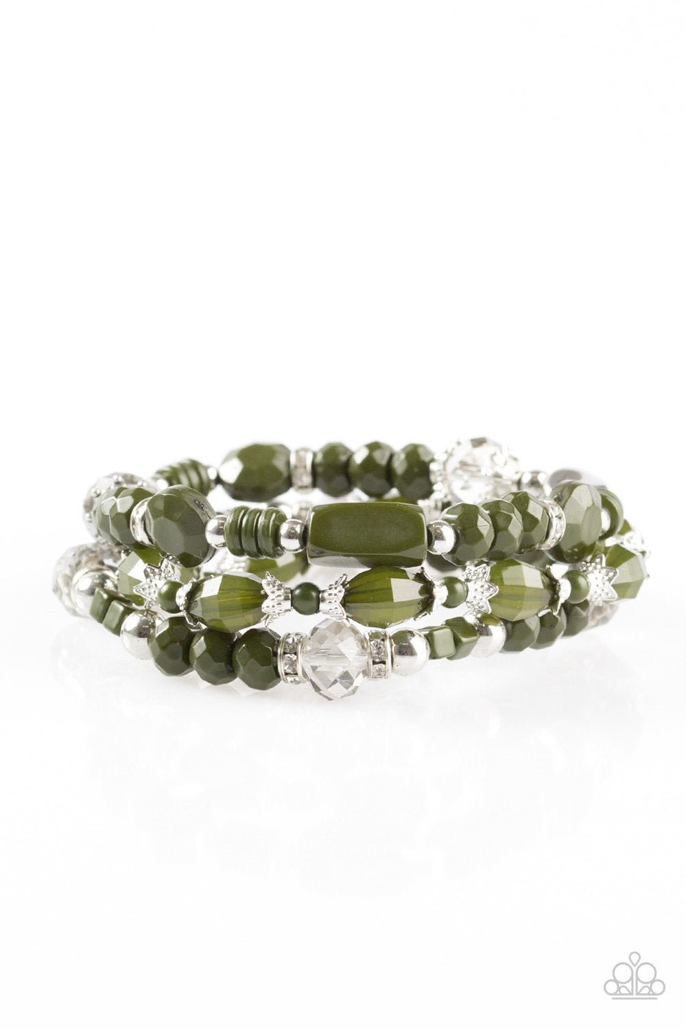 Paparazzi Bracelet ~ Girl Boss - Green
