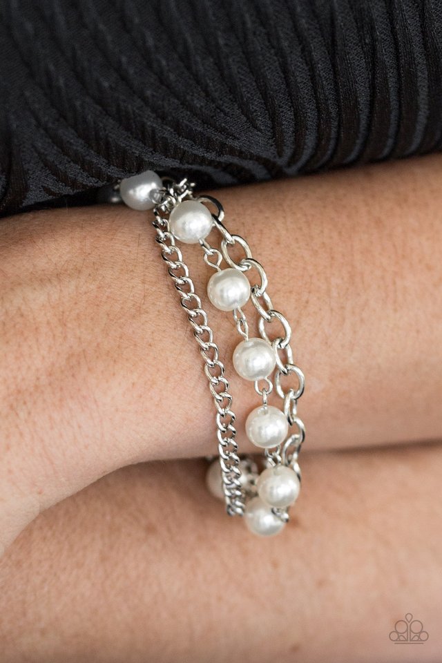 Dynamically Diverse - White - Paparazzi Bracelet Image