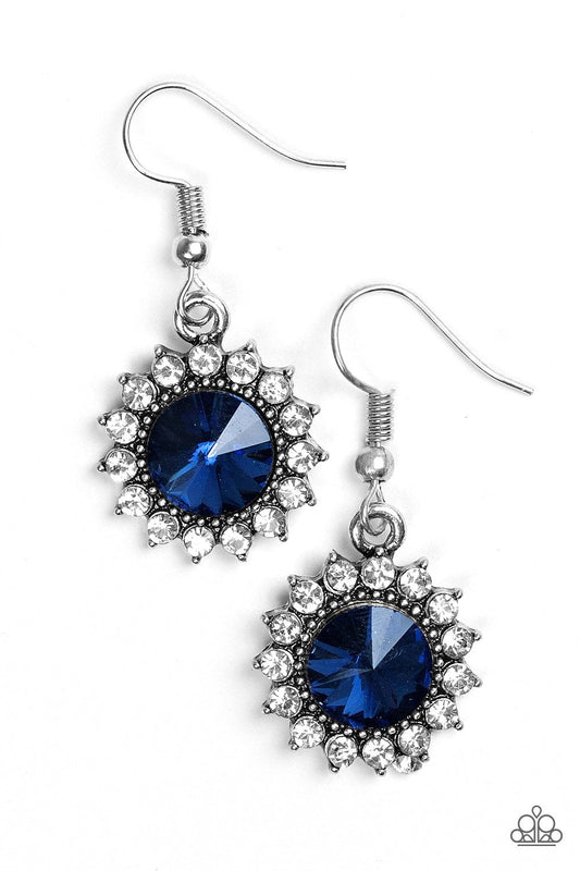 Paparazzi Earring ~ Bring In The BEAM Team - Blue