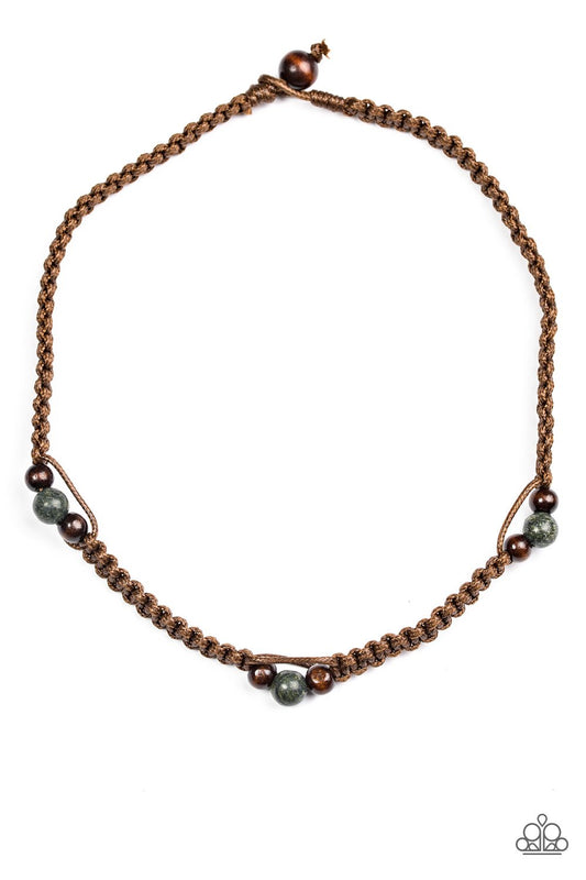 Paparazzi Necklace ~ Vitality - Brown