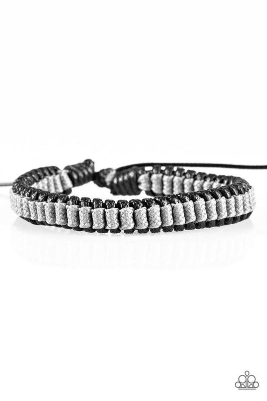 Paparazzi Bracelet ~ Trail Tracker - Silver