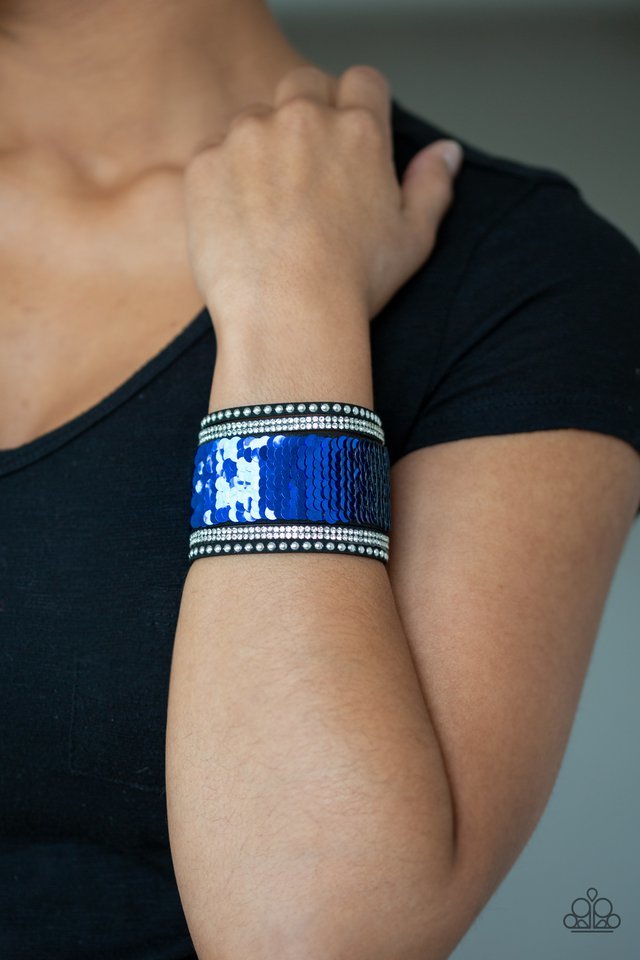 Paparazzi Bracelet ~ MERMAIDS Have More Fun - Blue