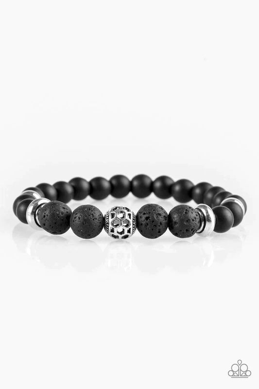 Paparazzi Bracelet ~ Good-Natured - Black