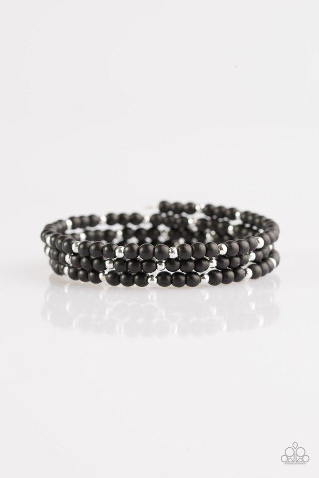 Paparazzi Bracelet ~ Stone Paradise - Black