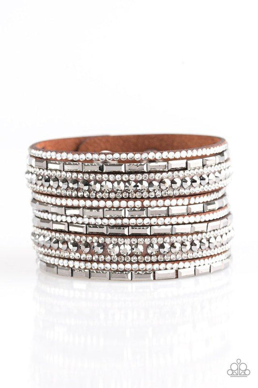 Paparazzi Bracelet ~ Wham Bam Glam - Brown