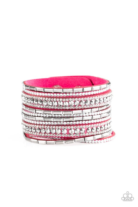 Wham Bam Glam - Pink - Paparazzi Bracelet Image