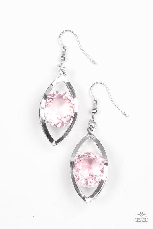 Paparazzi Earring ~ Your Eyes Only - Pink