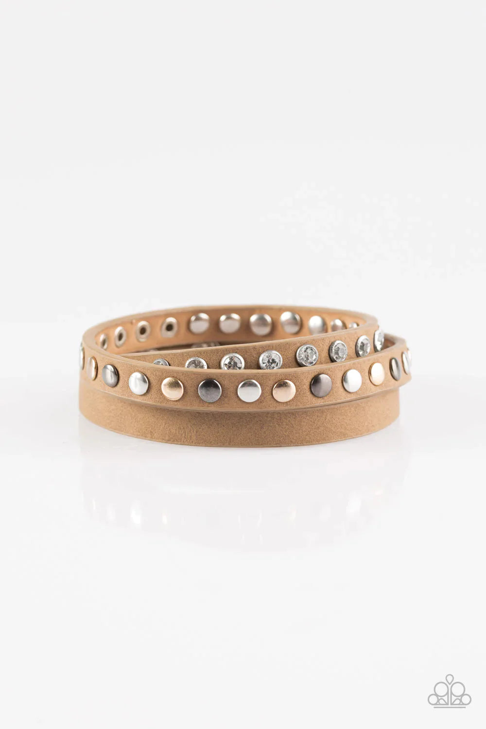 Paparazzi Bracelet ~ Catwalk Casual - Brown