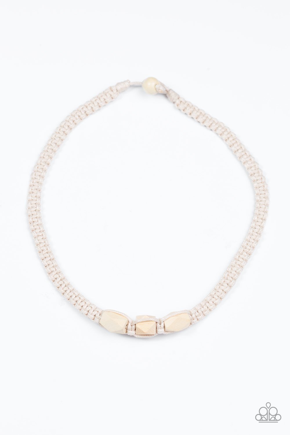 Paparazzi Necklace ~ Redwood Forest - White