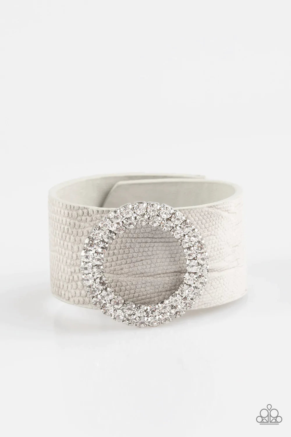 Paparazzi Bracelet ~ Ring In The Bling - Silver