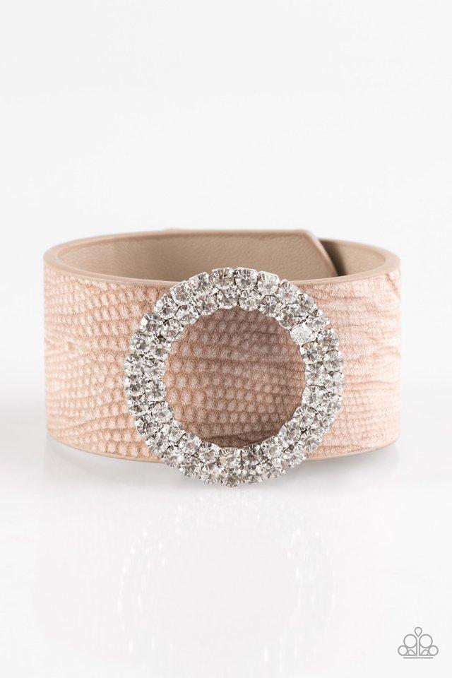 Paparazzi Bracelet ~ Ring In The Bling - Brown