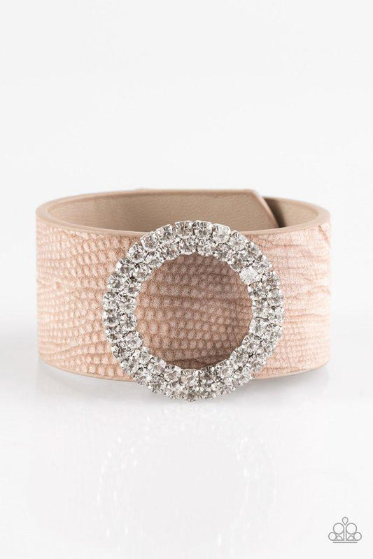 Paparazzi Bracelet ~ Ring In The Bling - Brown