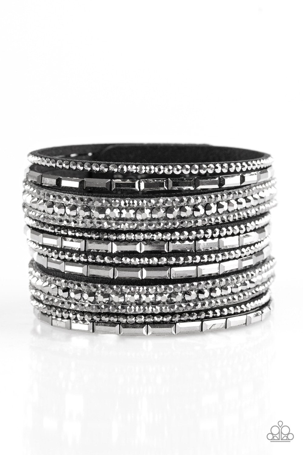 Paparazzi Bracelet ~ Wham Bam Glam - Hematite