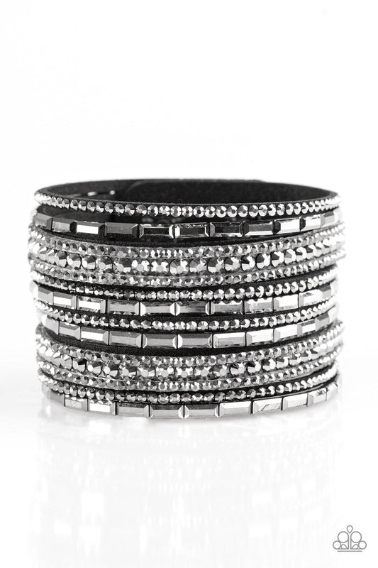 Paparazzi Bracelet ~ Wham Bam Glam - Hematite