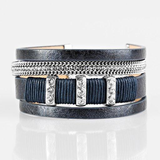 Paparazzi Bracelet ~ FAME Night - Blue