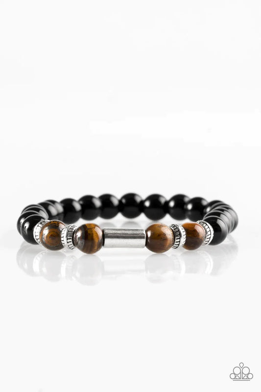 Paparazzi Bracelet ~ Entranced - Brown