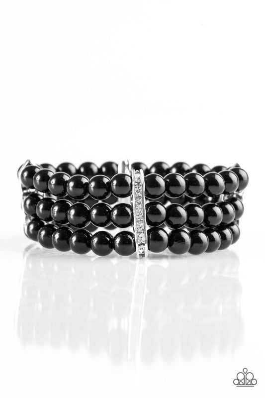 Paparazzi Bracelet ~ Royal Wedding - Black
