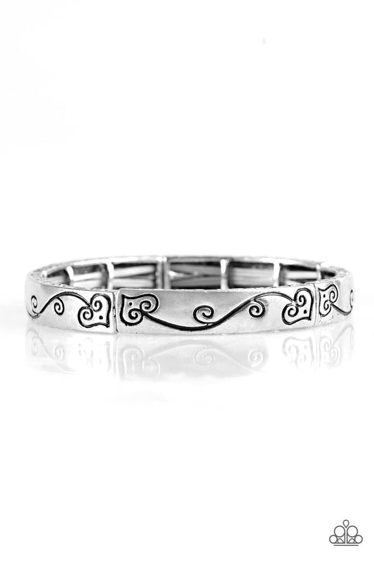 Paparazzi Bracelet ~ VINE With Me - Silver