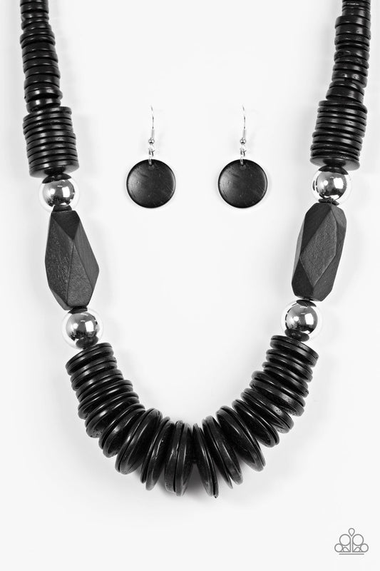 Paparazzi Necklace ~ Boldly Belize - Black