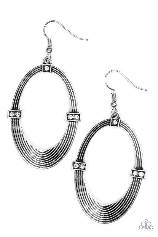 Paparazzi Earring ~ Radiantly Rural - White