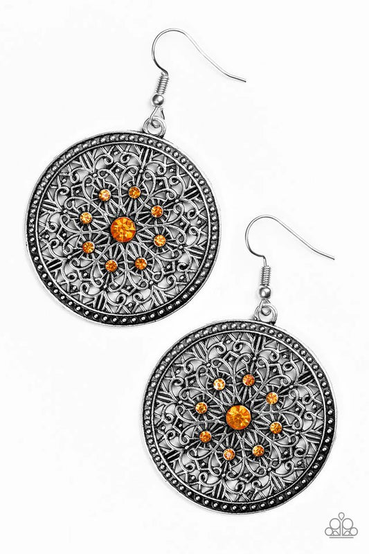 Paparazzi Earring ~ Catch A Chill - Orange