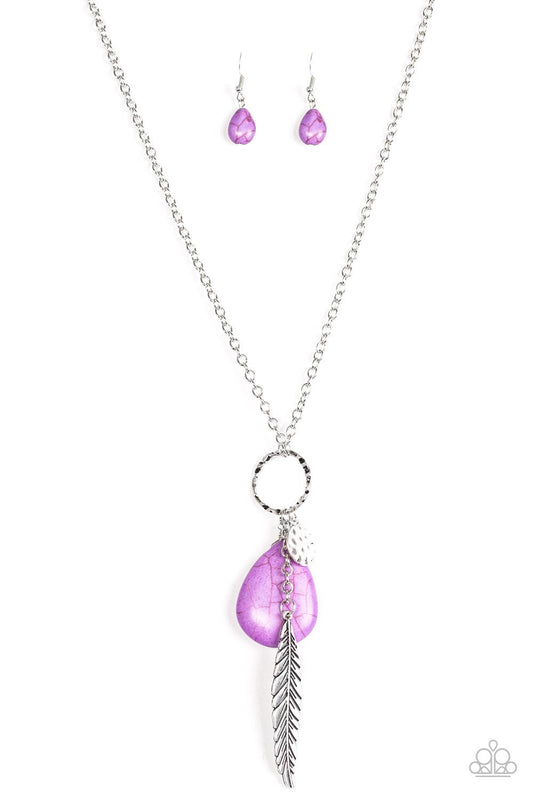 Paparazzi Necklace ~ Canyon Quest - Purple