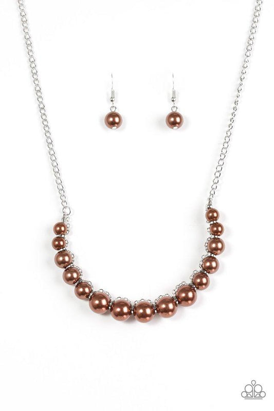 Paparazzi Necklace ~ The FASHION Show Must Go On! - Brown