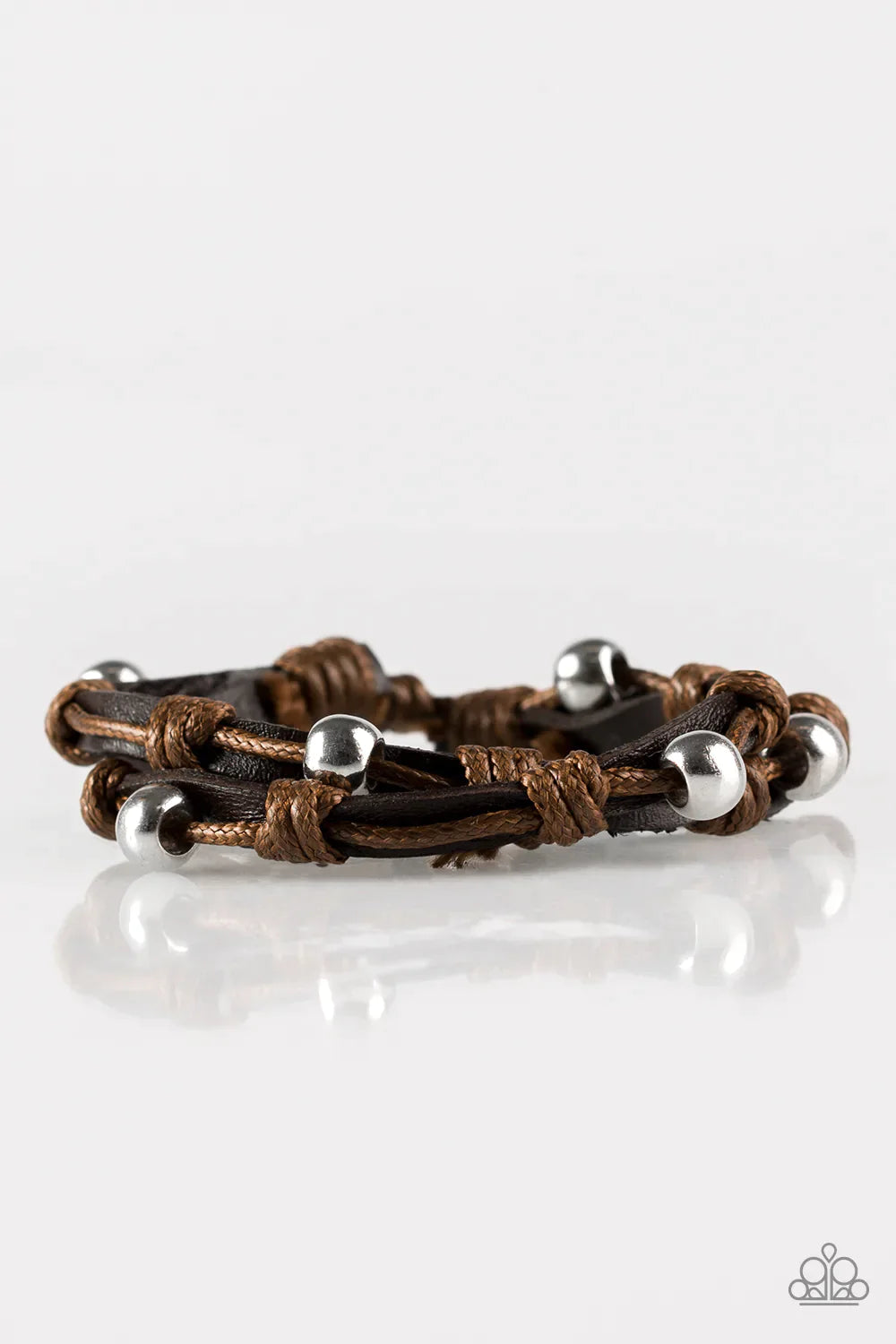 Paparazzi Bracelet ~ Right To Ride - Brown