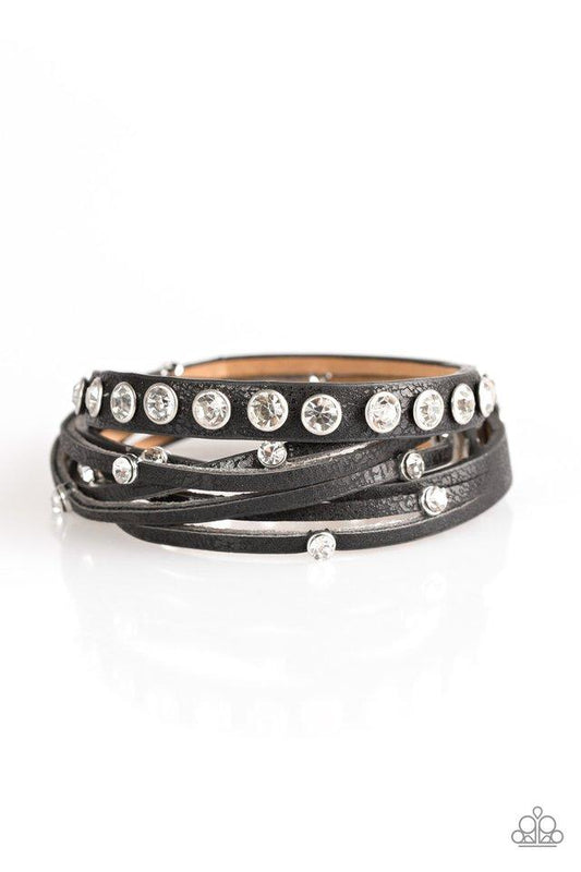 Paparazzi Bracelet ~ CATWALK It Off - Black