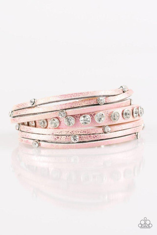 Paparazzi Bracelet ~ CATWALK It Off - Pink
