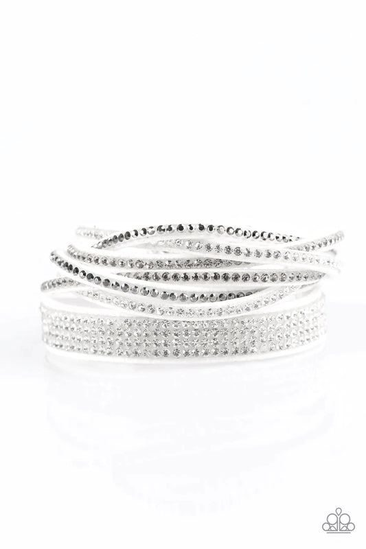 Paparazzi Bracelet ~ Taking Care Of Business - White